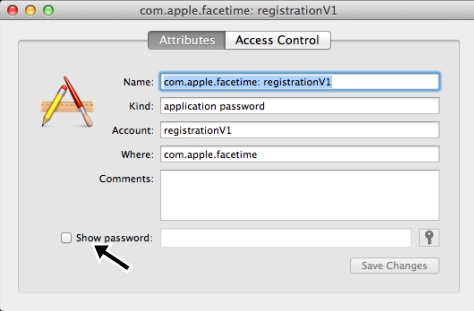 check wifi password for network osx